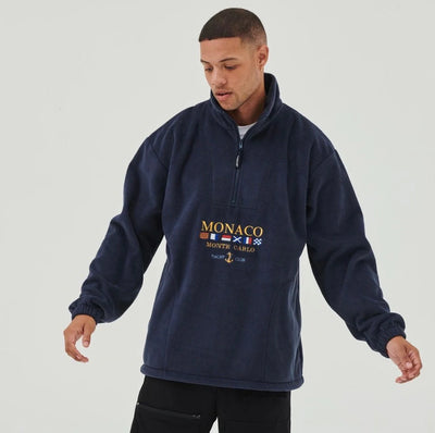 Monaco | Unisex Trui Met Halve Rits