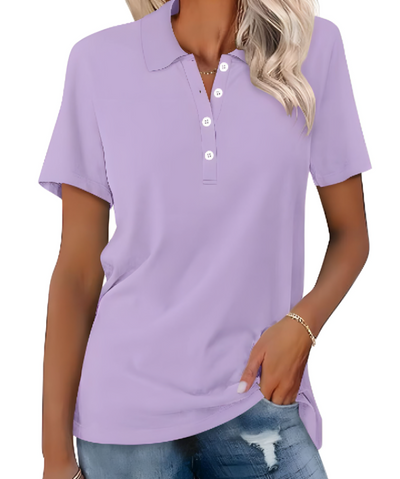 Variant image for Stella | Dames Poloshirt Met Lange Mouwen - Elegante Comfortervaring-21