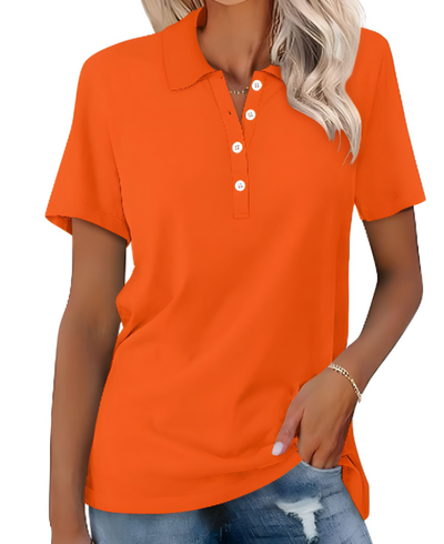Variant image for Stella | Dames Poloshirt Met Lange Mouwen - Elegante Comfortervaring-11