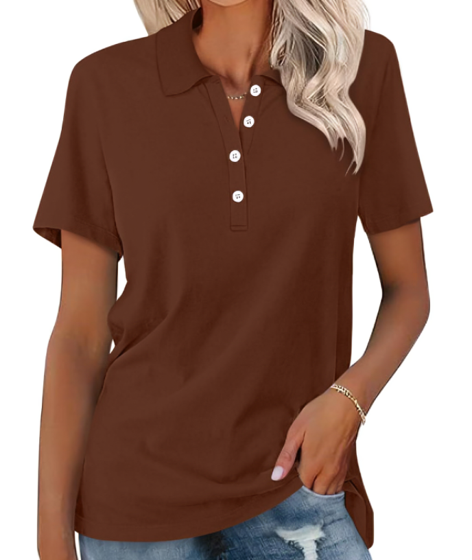 Variant image for Stella | Dames Poloshirt Met Lange Mouwen - Elegante Comfortervaring-41