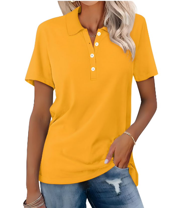 Variant image for Stella | Dames Poloshirt Met Lange Mouwen - Elegante Comfortervaring-36