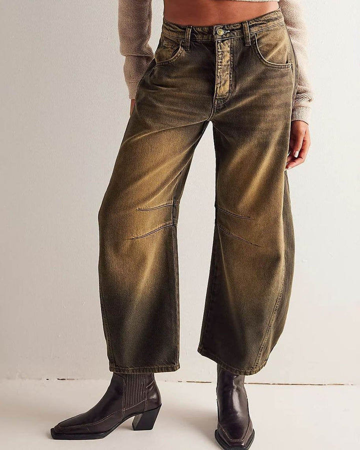 Variant image for Jeans - Dames Mid Rise Barrel-21