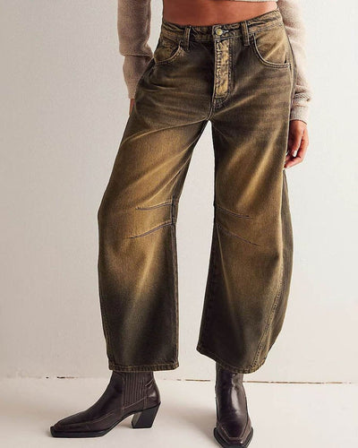 Variant image for Jeans - Dames Mid Rise Barrel-21
