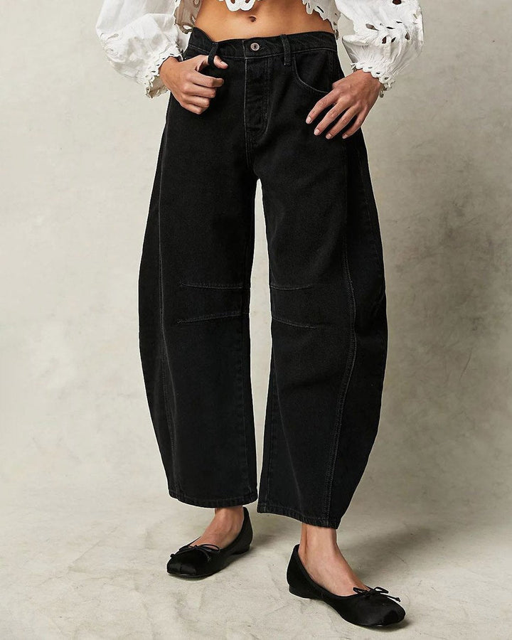 Jeans - Dames Mid Rise Barrel-1