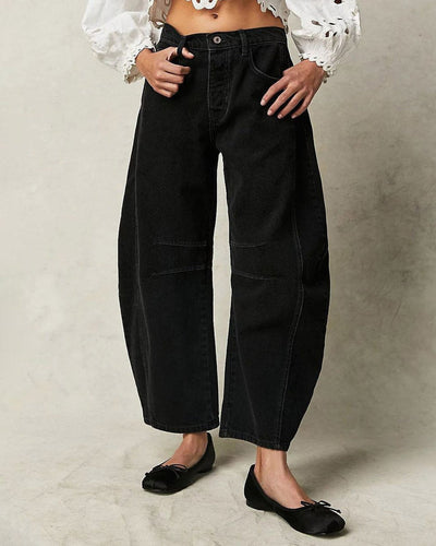 Variant image for Jeans - Dames Mid Rise Barrel-1