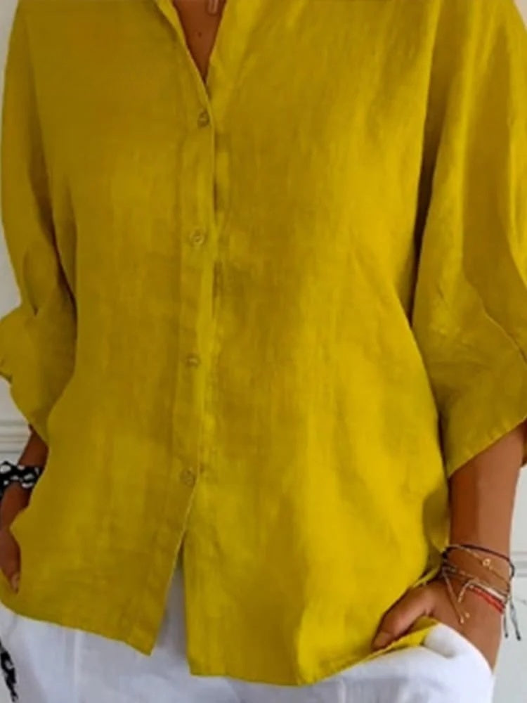 Variant image for Isabella | Damesblouse met V-hals en Vlinderdas-41
