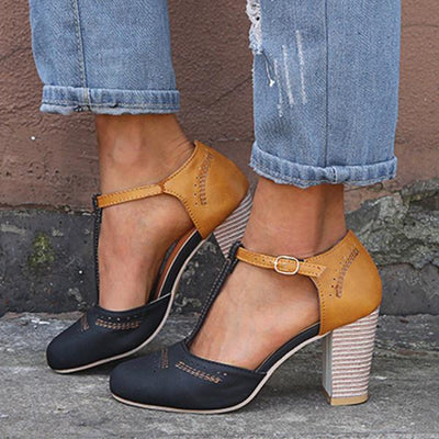 Genia™ | Retro sandalen