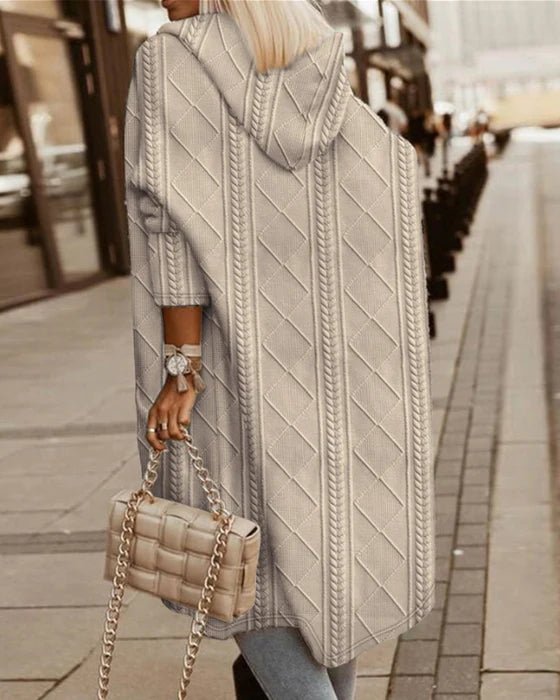 Keyla | Lang vest met capuchon