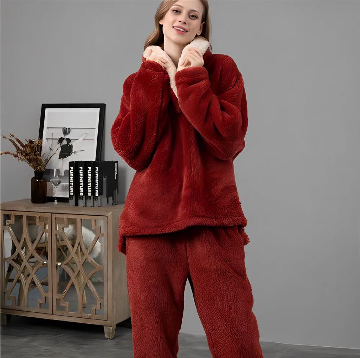 Roma | Fluffy Fleece Pyjama Set – Prime Amsterdam