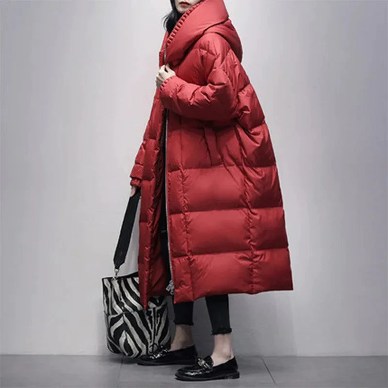 Fudus | Lange puffer jas