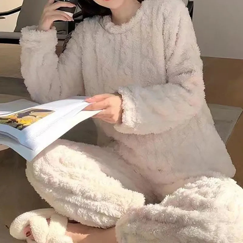 TeddyCozy™ | Dames fleece pyjama set