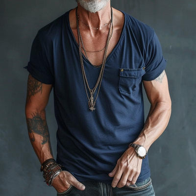 Maurice | T-shirt met V-hals