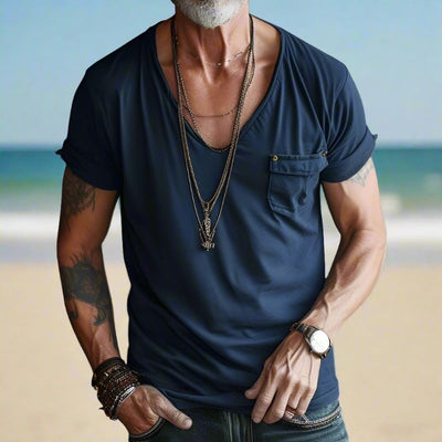 Maurice | T-shirt met V-hals