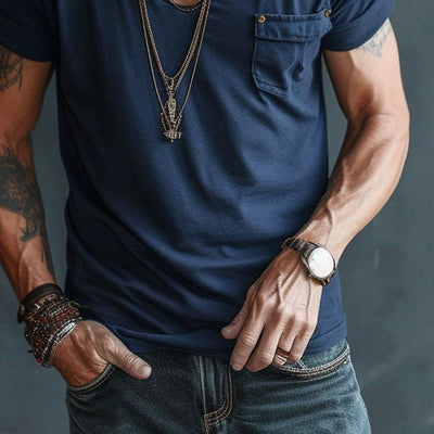 Maurice | T-shirt met V-hals