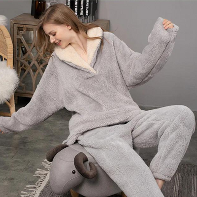 Roma | Fluffy Fleece Pyjama Set