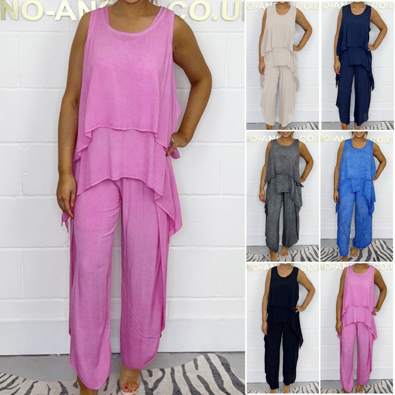 Aura | Informeel topje en broek pak