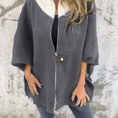 Eleanora | Casual jas met hoge kraag