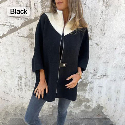 Eleanora | Casual jas met hoge kraag