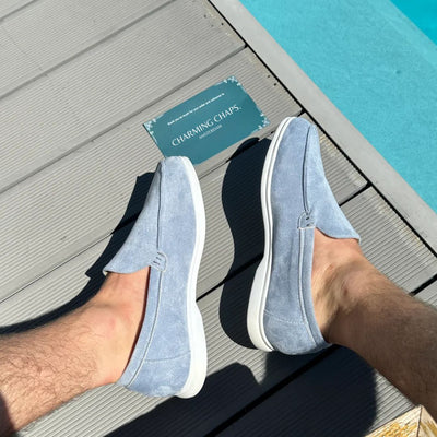 George | Zwarte Loafers voor Mannen van Hoogwaardig Suède 5