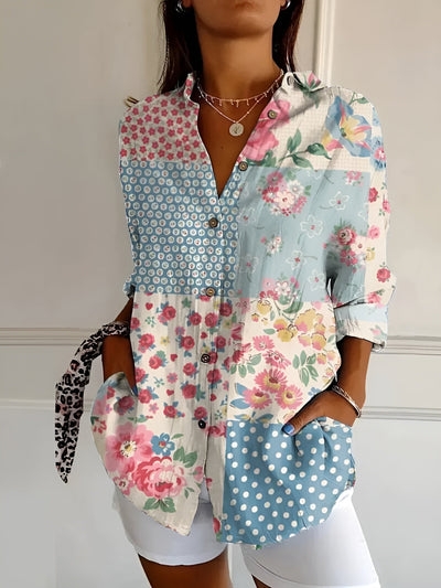 Amara | Dames Shirt – Katoen, Elegant en Ademend-4