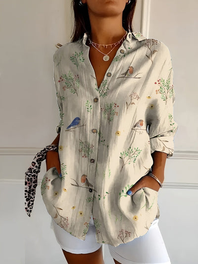 Amara | Dames Shirt – Katoen, Elegant en Ademend-5