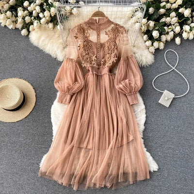 Leola | Elegante jurk met lange mouwen