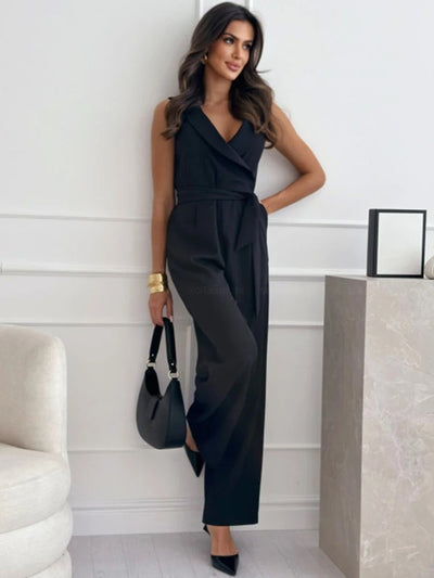 MADELYN™ | JUMPSUIT MET WATERVAL HALSLIJN