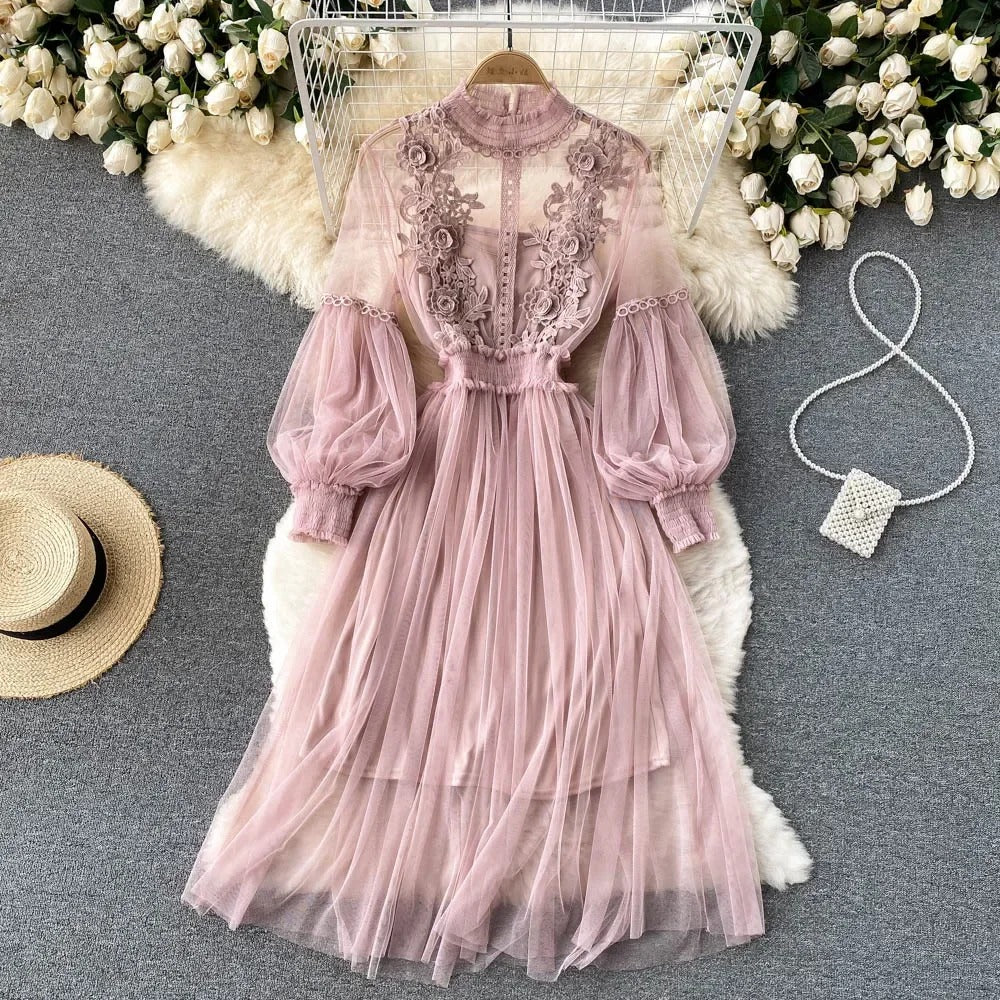 Leola | Elegante jurk met lange mouwen