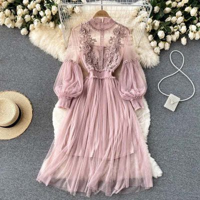 Leola | Elegante jurk met lange mouwen