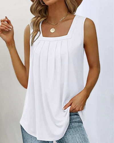 Andrea | Vierkante Hals Tanktop