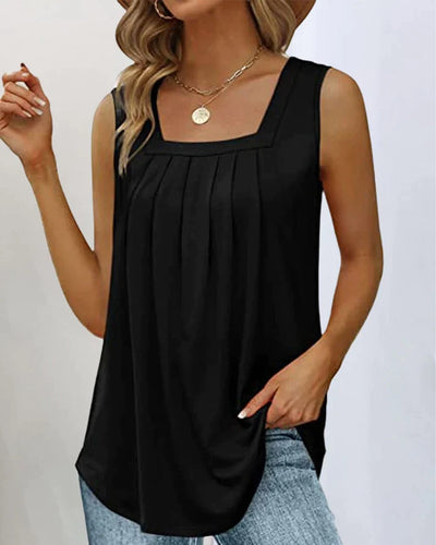Andrea | Vierkante Hals Tanktop