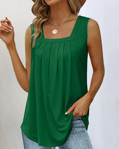 Andrea | Vierkante Hals Tanktop