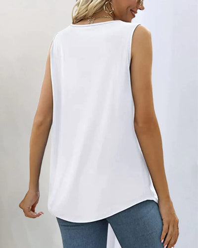 Andrea | Vierkante Hals Tanktop