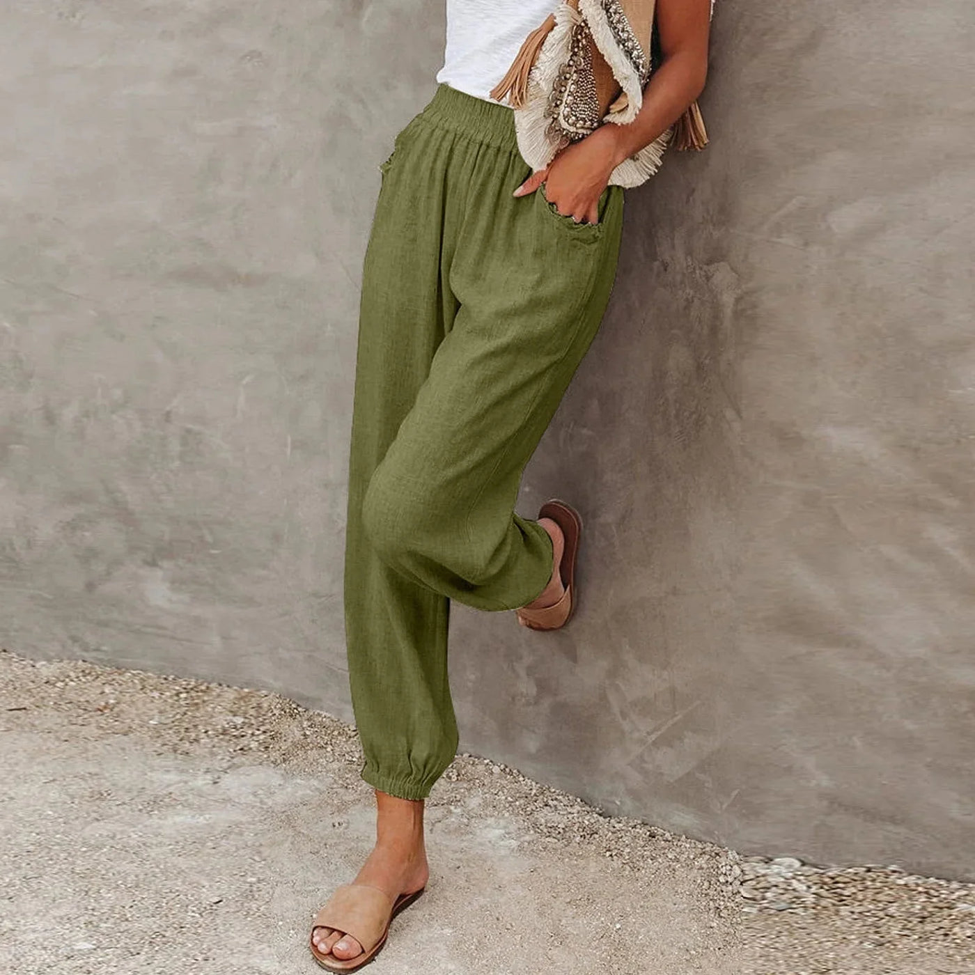 Mia™ | Comfortabele Elastische Casual Broek