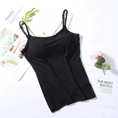 Tanktop met geïntegreerde beha