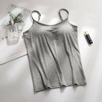 Tanktop met geïntegreerde beha