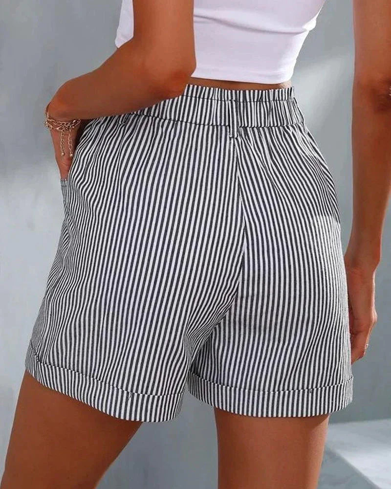 Carly™ | Shorts met hoge taille