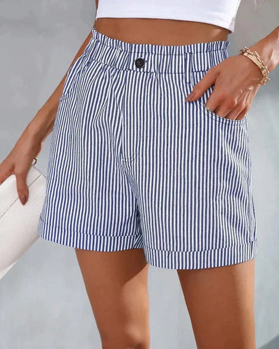 Carly™ | Shorts met hoge taille