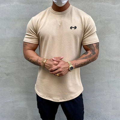 ELASTISCH KATOENEN T-SHIRT