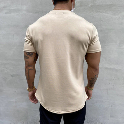 ELASTISCH KATOENEN T-SHIRT