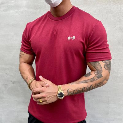 ELASTISCH KATOENEN T-SHIRT