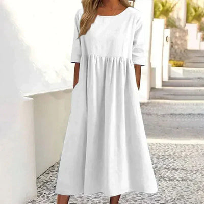 Casual Katoenen Vrouwen Jurk