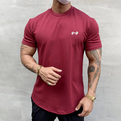 ELASTISCH KATOENEN T-SHIRT