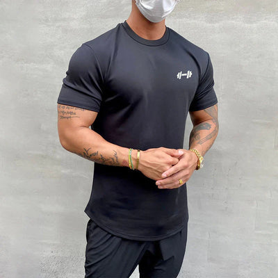 ELASTISCH KATOENEN T-SHIRT