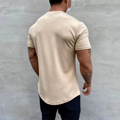 ELASTISCH KATOENEN T-SHIRT