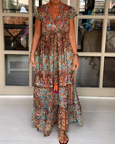 Zomerjurk met V-hals