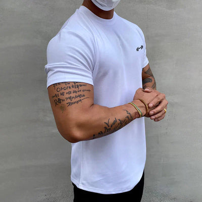 ELASTISCH KATOENEN T-SHIRT