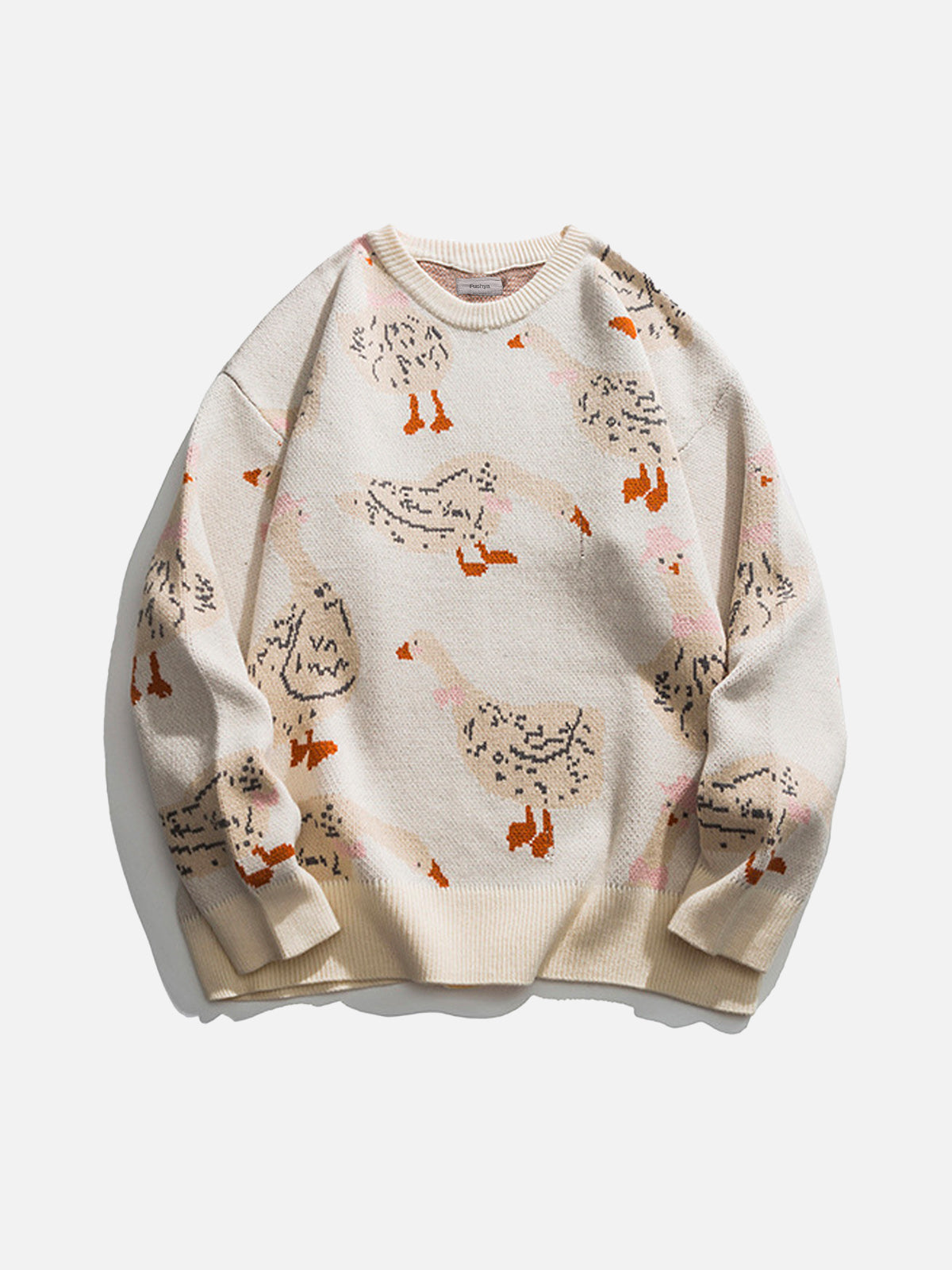 Caroline | Trui met kleine eendenprint
