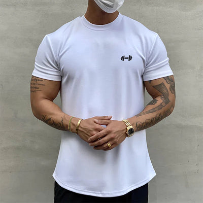 ELASTISCH KATOENEN T-SHIRT