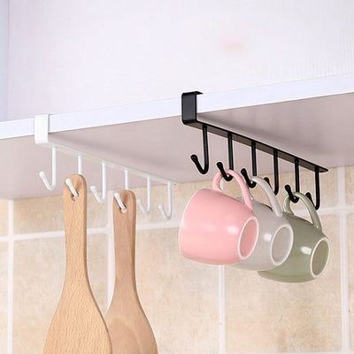 Hanger met 6 haken | Voor planken